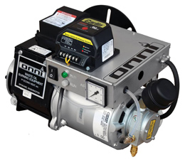 Omni waste (used) oil burner: controlls and on-board air compressor.